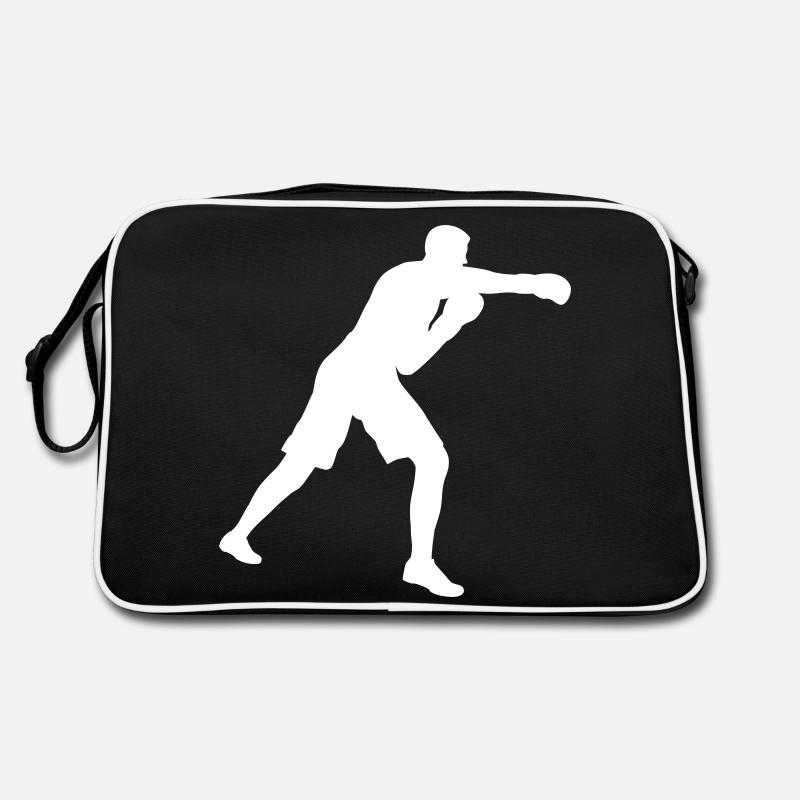 Boxen Design Geschenkidee Boxer Retro Tasche