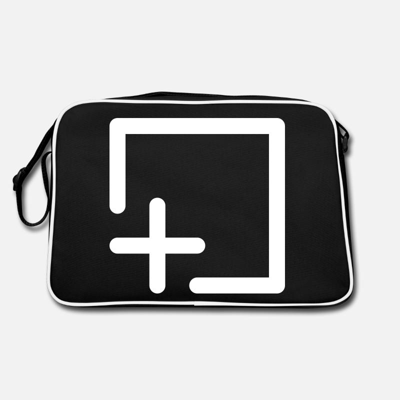 Save Add Computer Icon Shape Abstract Gift Retro Bag