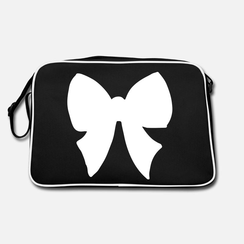 Schleife Schmetterling / bow - butterfly - farbig Retro Tasche