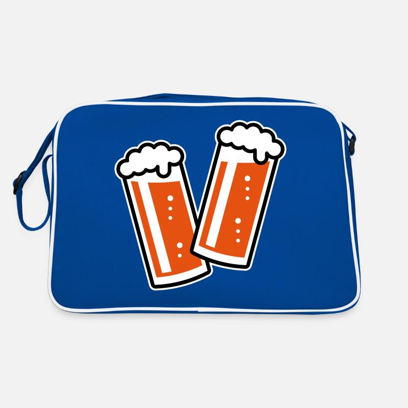 2 Altbiergläser Stoßen An (Bier / Altbier / 3C) Retro Tasche