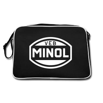 VEB Minol (couleur changeante) - Sac Retro - noir/blanc - Dos