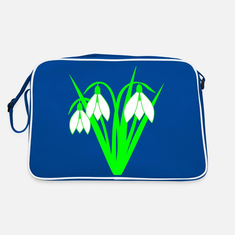 Snowdrops Retro Bag