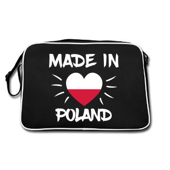 Pologne - Sac Retro - noir/blanc - Dos