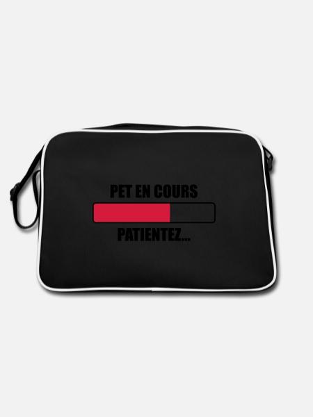 Pet en cours, patientez... - Sac Retro - noir/blanc - Dos