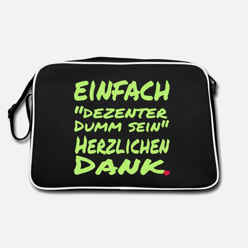 einfach dezenter Retro Tasche