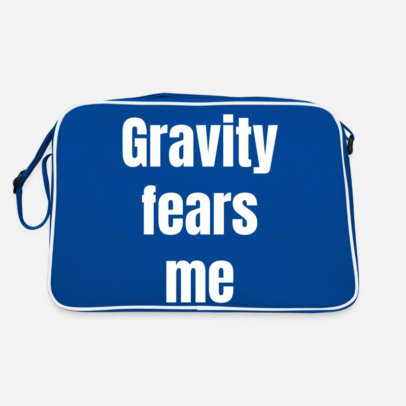 Gravity fears me Retro Tasche