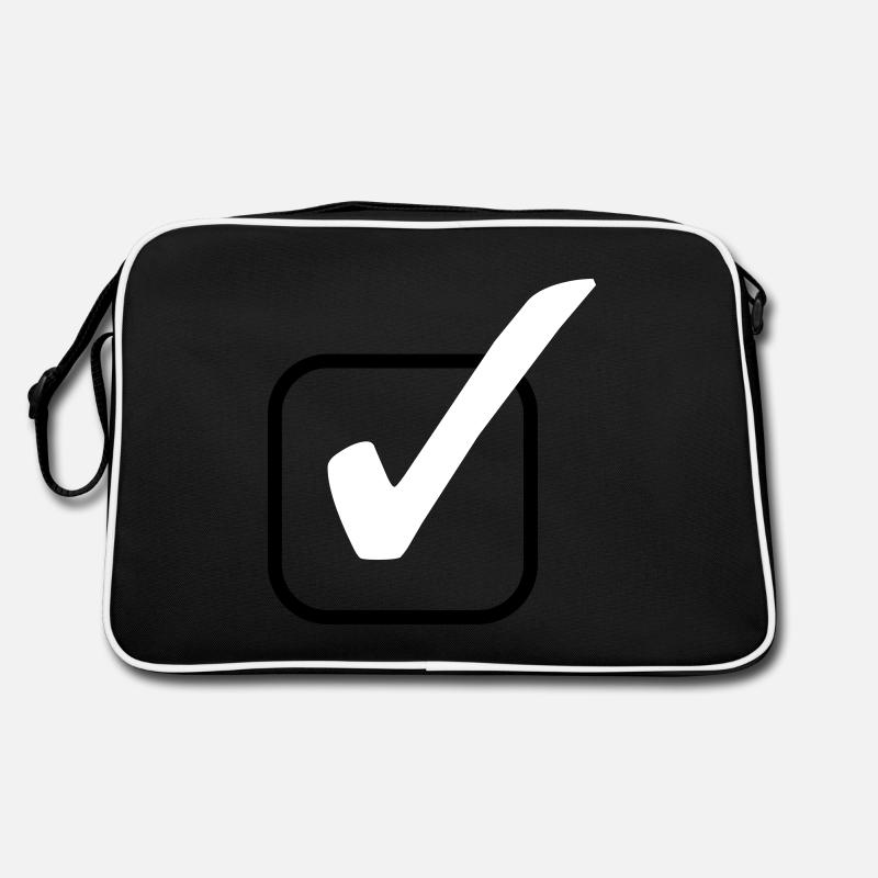 haken symbol Retro Tasche