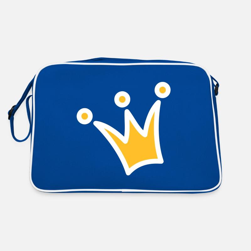 Krone Krönchen Prinzessinnenkrone Prinzessin Prinz Retro Tasche
