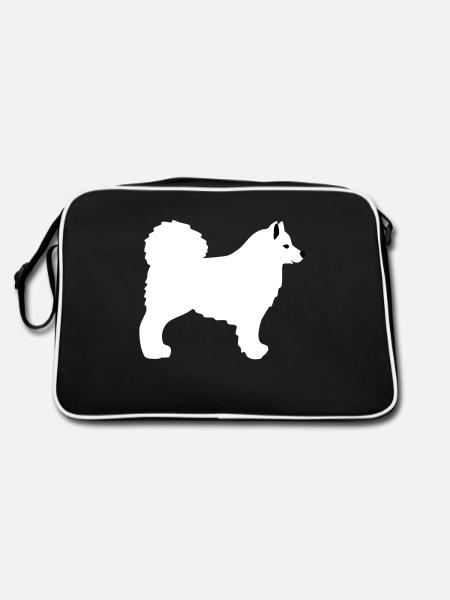 Samojede - Sac Retro - noir/blanc - Dos