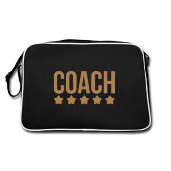 Coach ***** - Sac Retro - noir/blanc - Dos