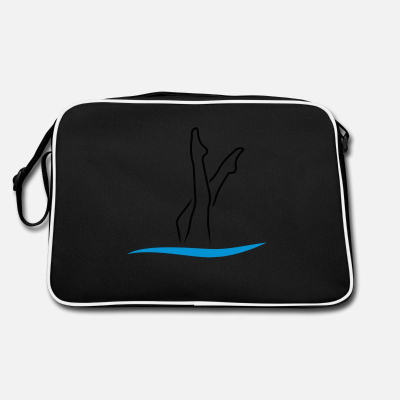 Synchronschwimmen Retro Tasche