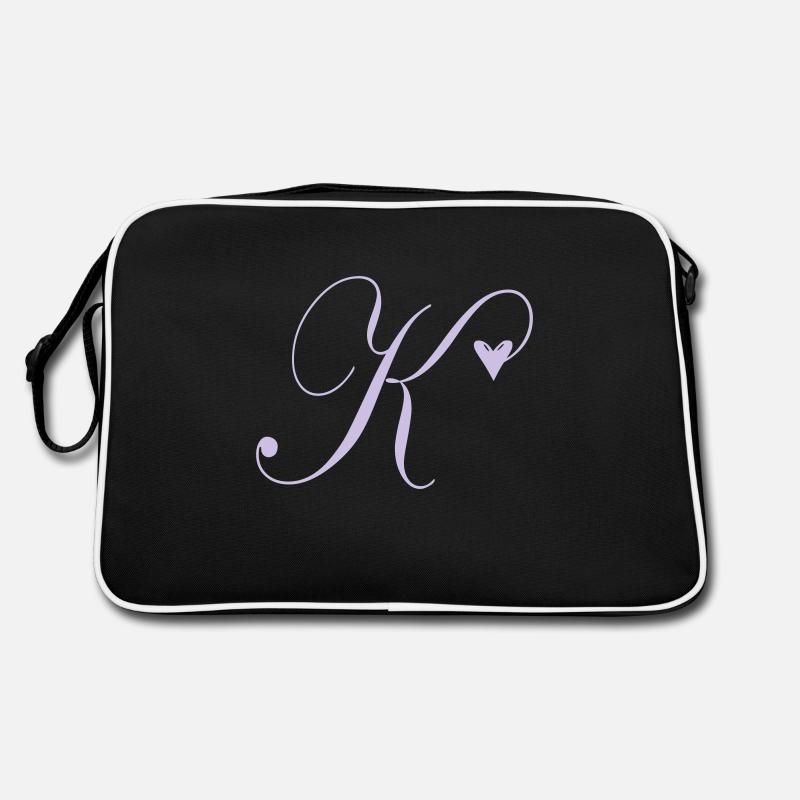 Monogram K Heart Vine Retro Bag