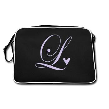 Monogramme L Cœur Vigne - Sac Retro - noir/blanc - Dos