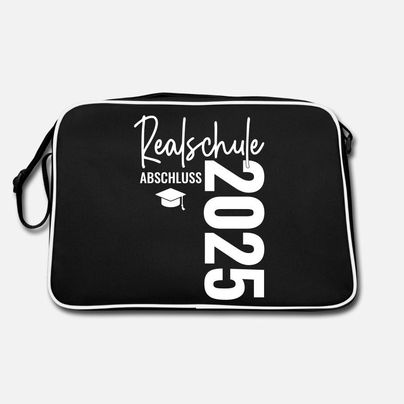 Abschluss 2025 Realschule Retro Tasche
