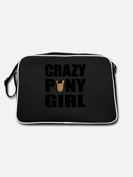pony - Retro Bag - black/white - Back