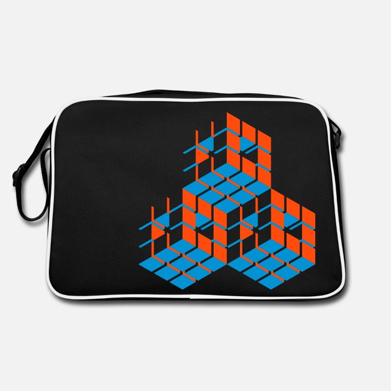 Cube - Sac Retro - noir/blanc