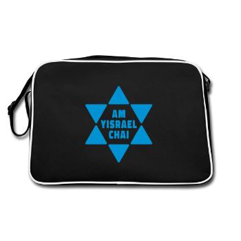 Déclaration de Am Yisrael Chai Pride - Sac Retro - noir/blanc - Dos