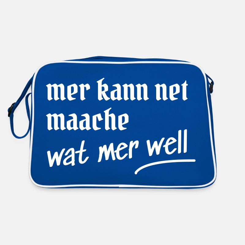 Cool saying in Kölsch Retro Bag