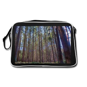 Forest - Retro Bag - black/white - Back