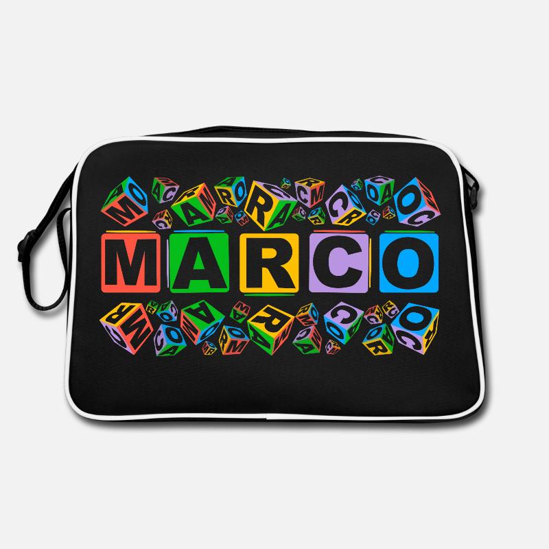 MARCO colourful cubes Retro Tasche