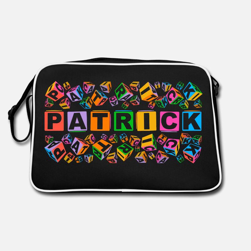 PATRICK colourful cubes Retro Tasche