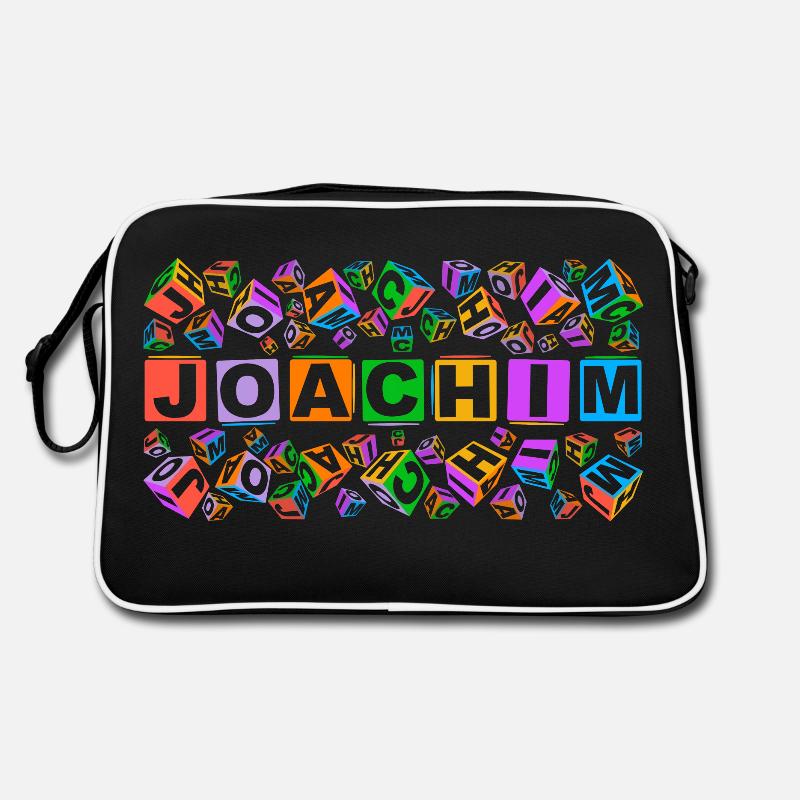 JOACHIM colourful cubes Retro Tasche