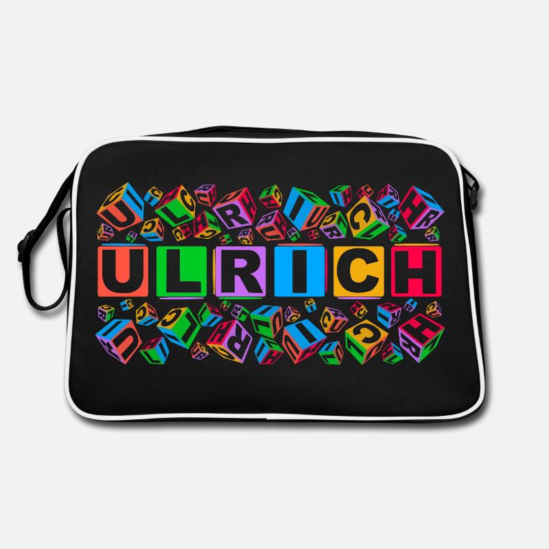 ULRICH colourful cubes Retro Tasche