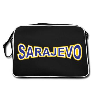 Sarajevo, moj grad. - Retro Tasche - Schwarz/Weiß - Hinten