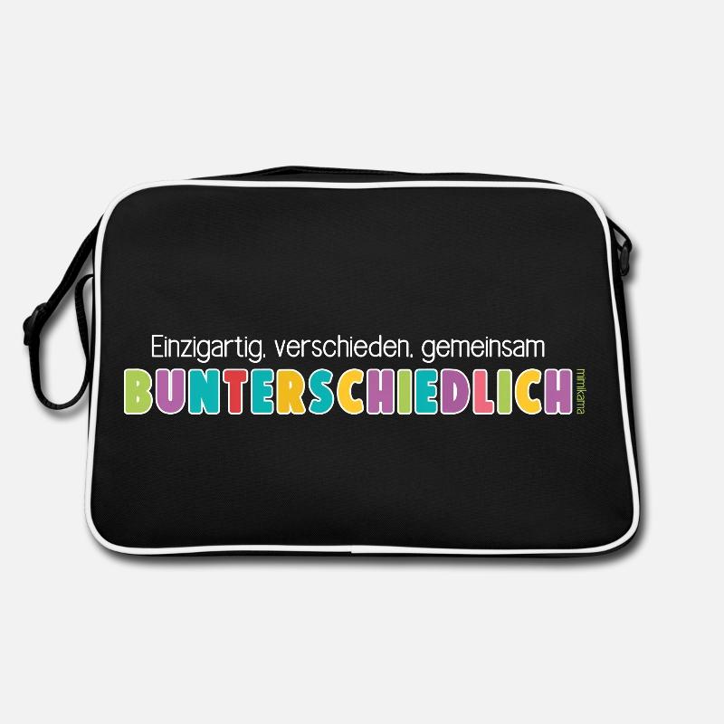 Gemeinsam Bunt & Unterschiedlich Retro Tasche