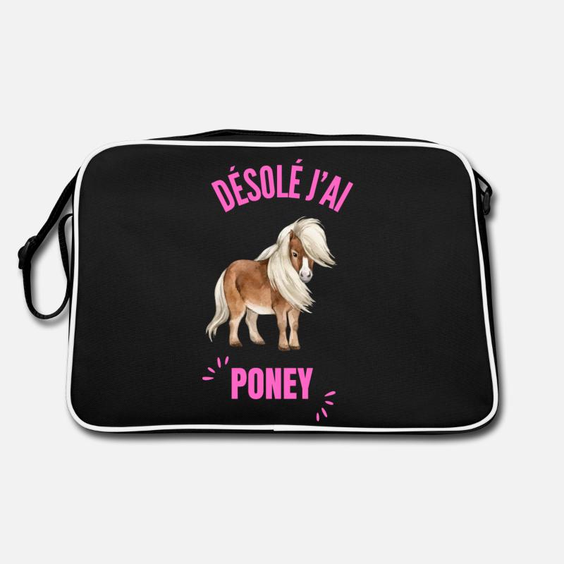 Désolé j'ai Poney Sac Retro