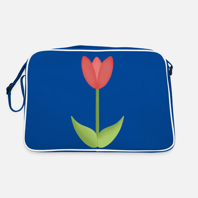 tulipe rouge Sac Retro