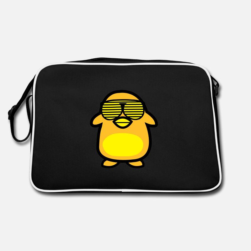 cool pinguin Retro Tasche
