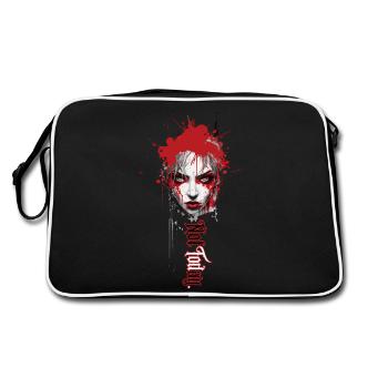 Not Today - Retro Bag - black/white - Back
