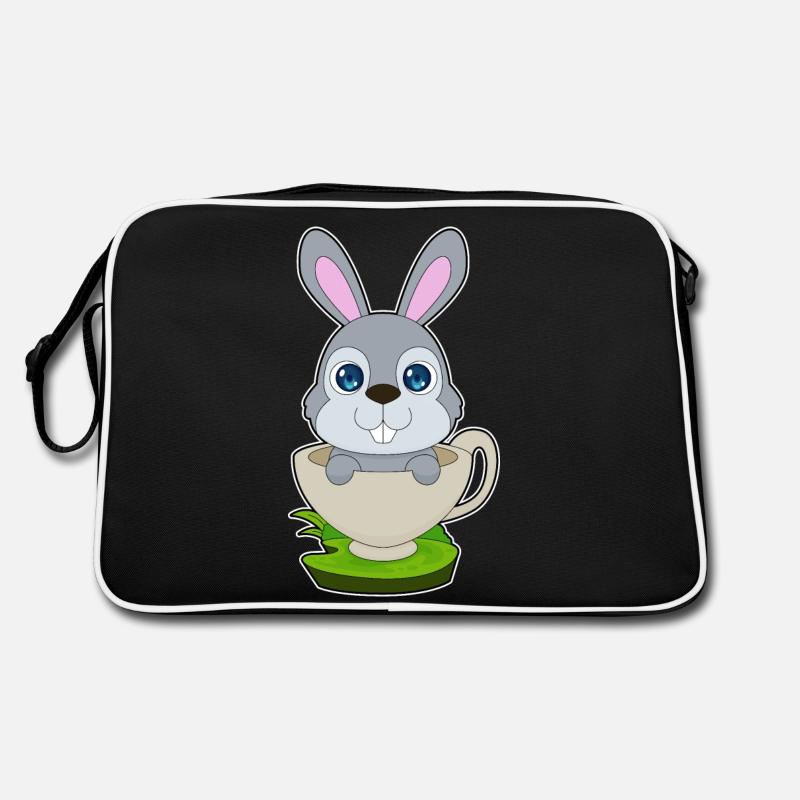 Hase Tasse Retro Tasche