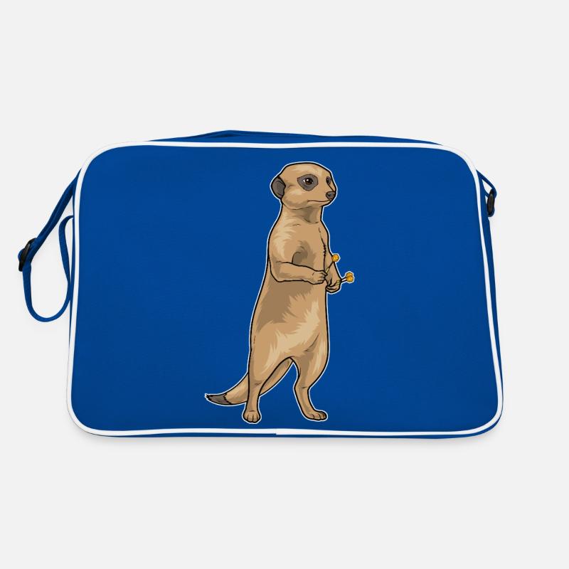 Erdmännchen Dart Dartpfeil Retro Tasche