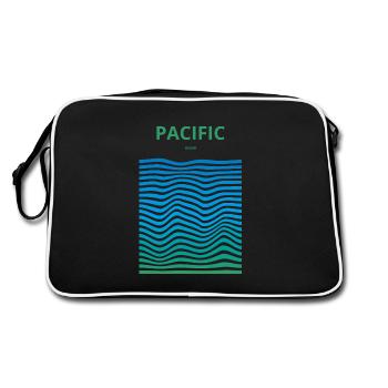 Océans dévastés : Pacifique - Sac Retro - noir/blanc - Dos