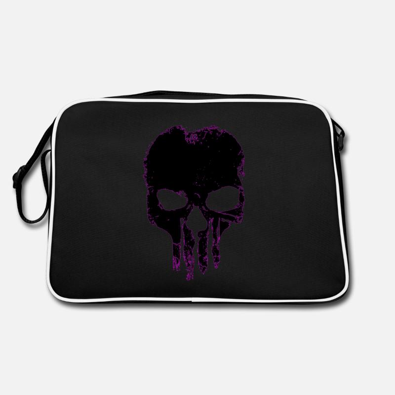 Schädel Horror cooles Geschenk Retro Tasche