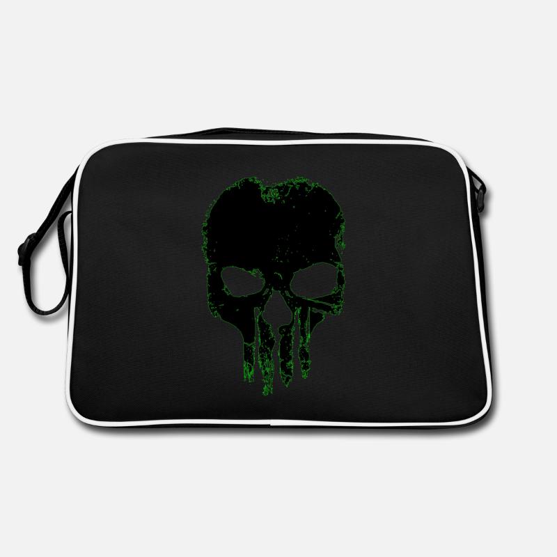 Schädel Skull Horror Gift Geschenkidee Retro Tasche
