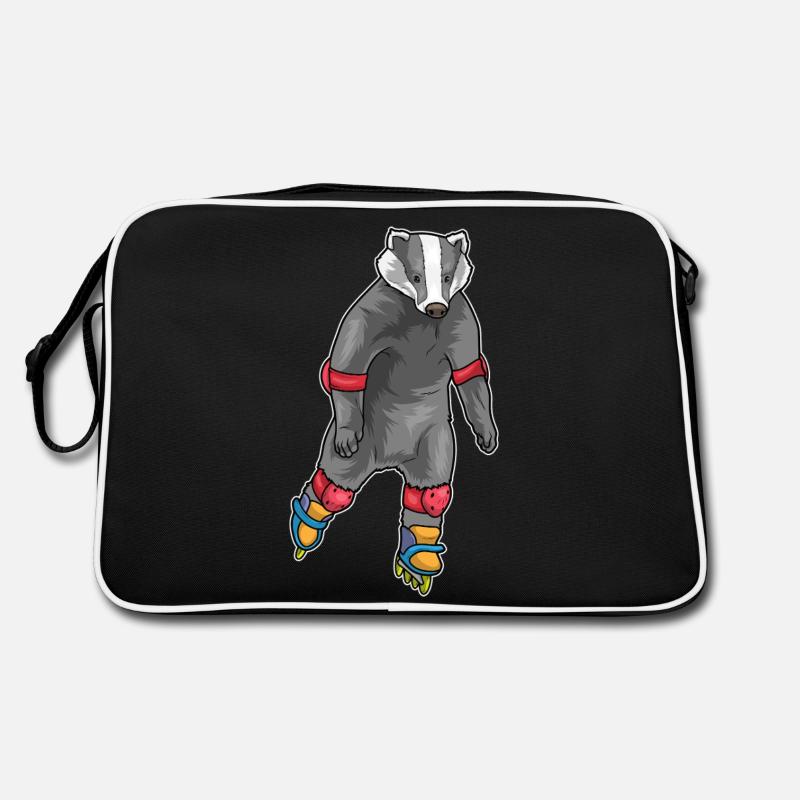 Badger Inline skating Inline skates - Retro Bag - black/white