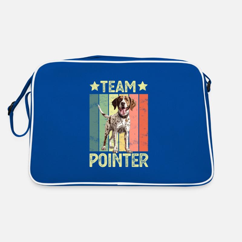 Hund Pointer Retro Tasche