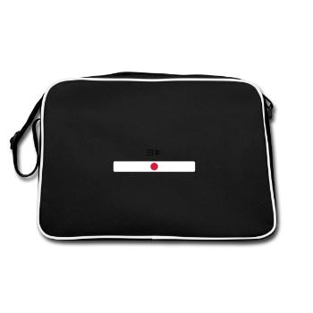 Japon - Sac Retro - noir/blanc - Dos