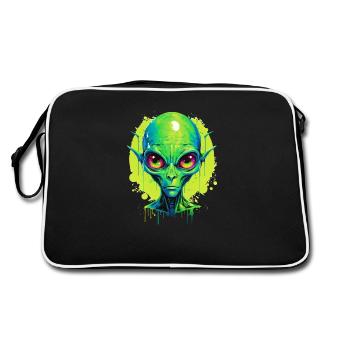Cadeau extraterrestre Extraterrestre Graines d’étoiles - Sac Retro - noir/blanc - Dos