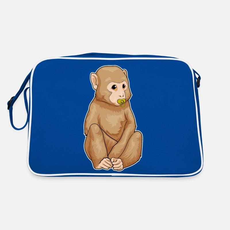 Affe Schnuller Retro Tasche