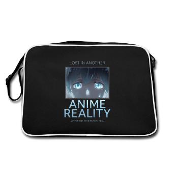 Lost in Another Reality – Anime Addict Reality - Retro Bag - black/white - Back