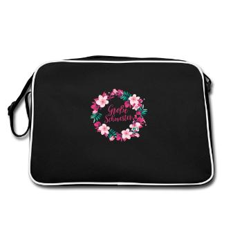 Grande soeur - Sac Retro - noir/blanc - Dos