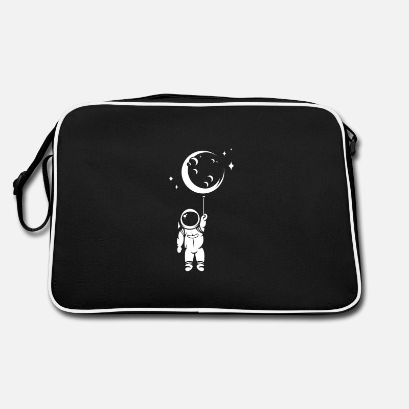 Spaceman - Sac Retro - noir/blanc