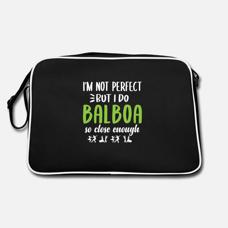 Lustiges Balboa Dance Design als Geschenk Retro Tasche