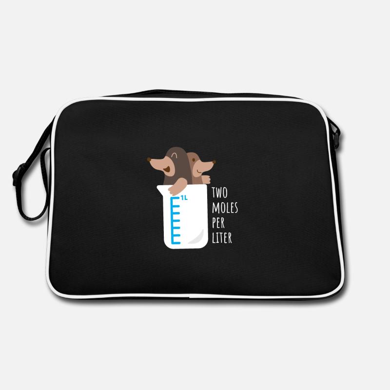 2 Moles Per Liter Retro Tasche