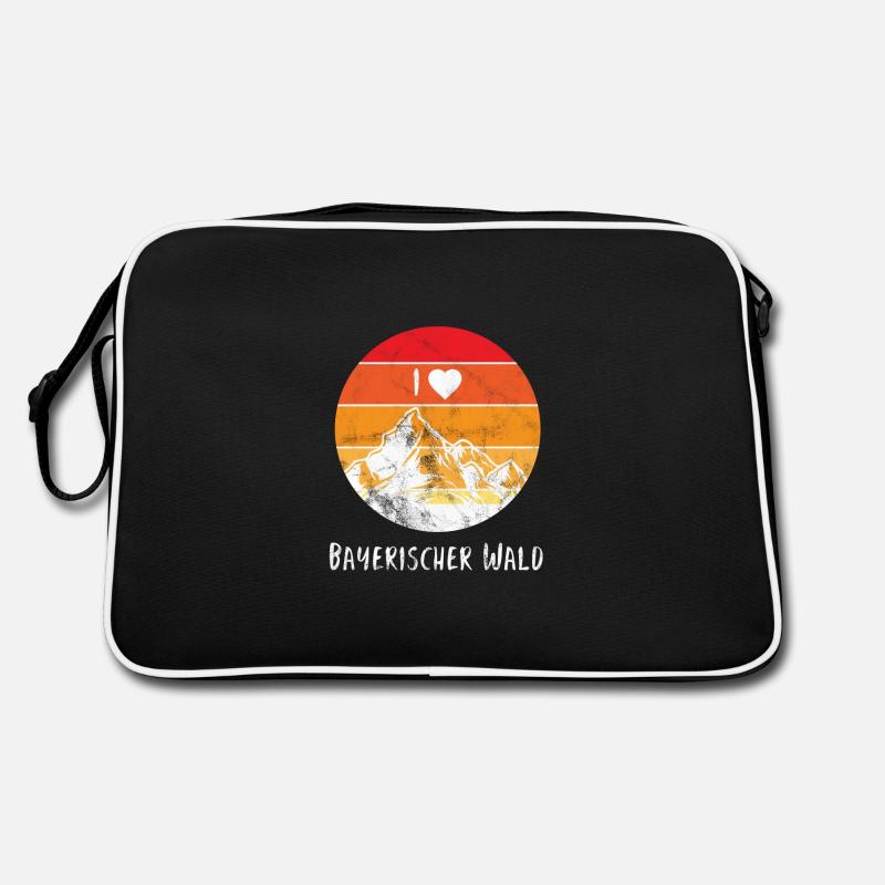 Bayerischer Wald - Lustig bayerisch Retro Tasche