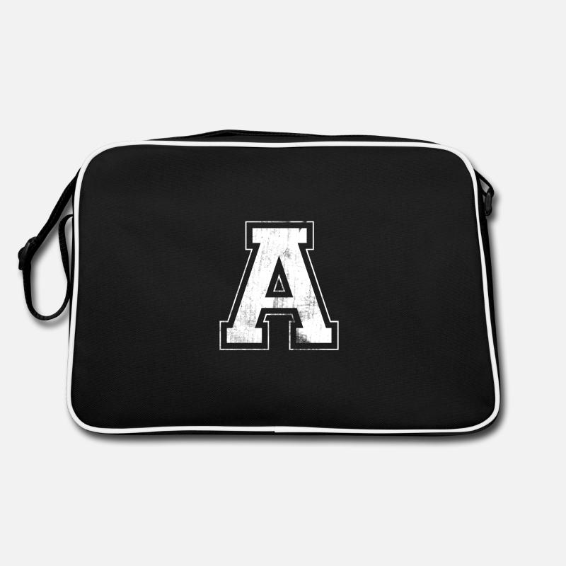 A initial letter "A" Retro Bag
